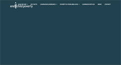 Desktop Screenshot of endchildpoverty.org.uk
